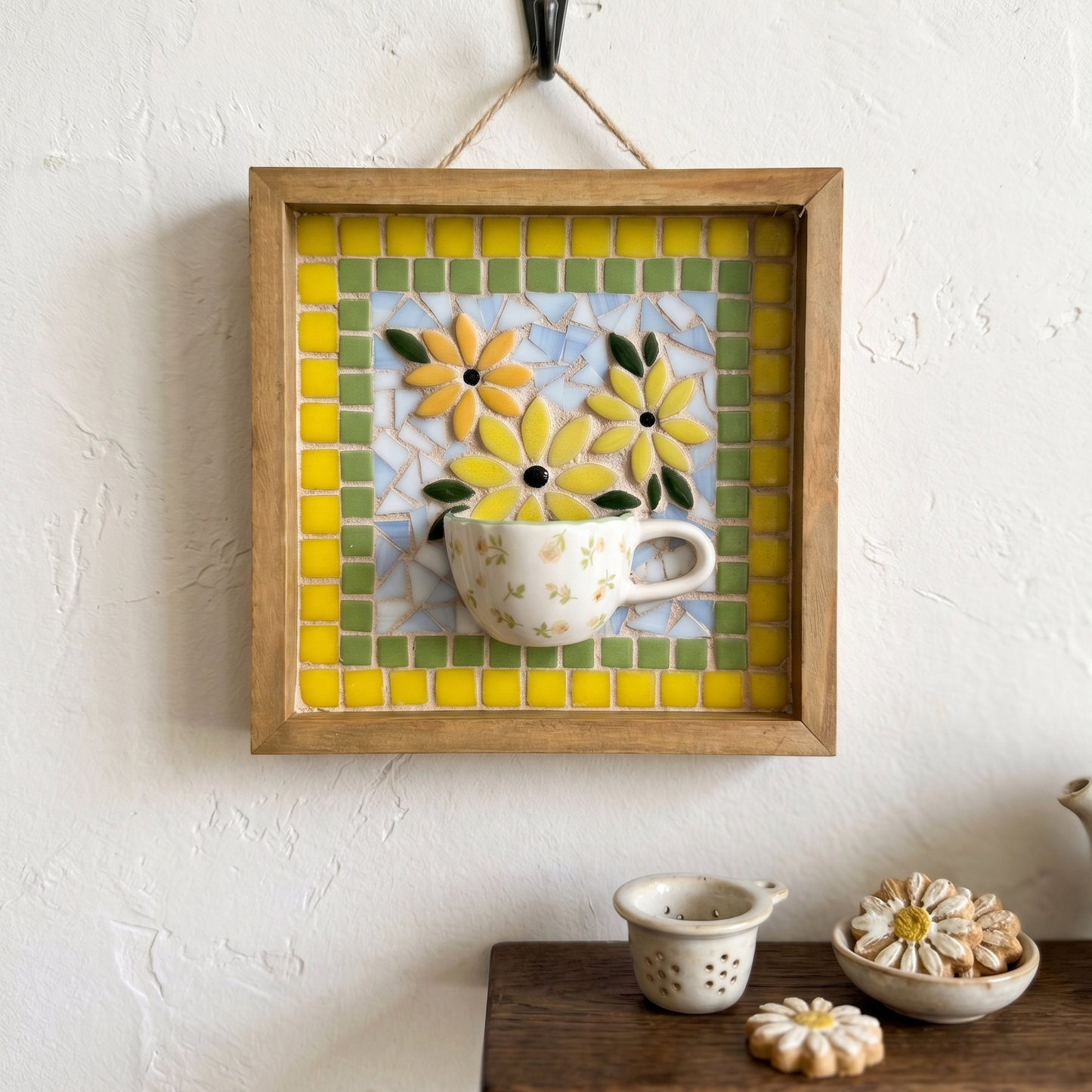 Sunlit Meadow Mosaic Art