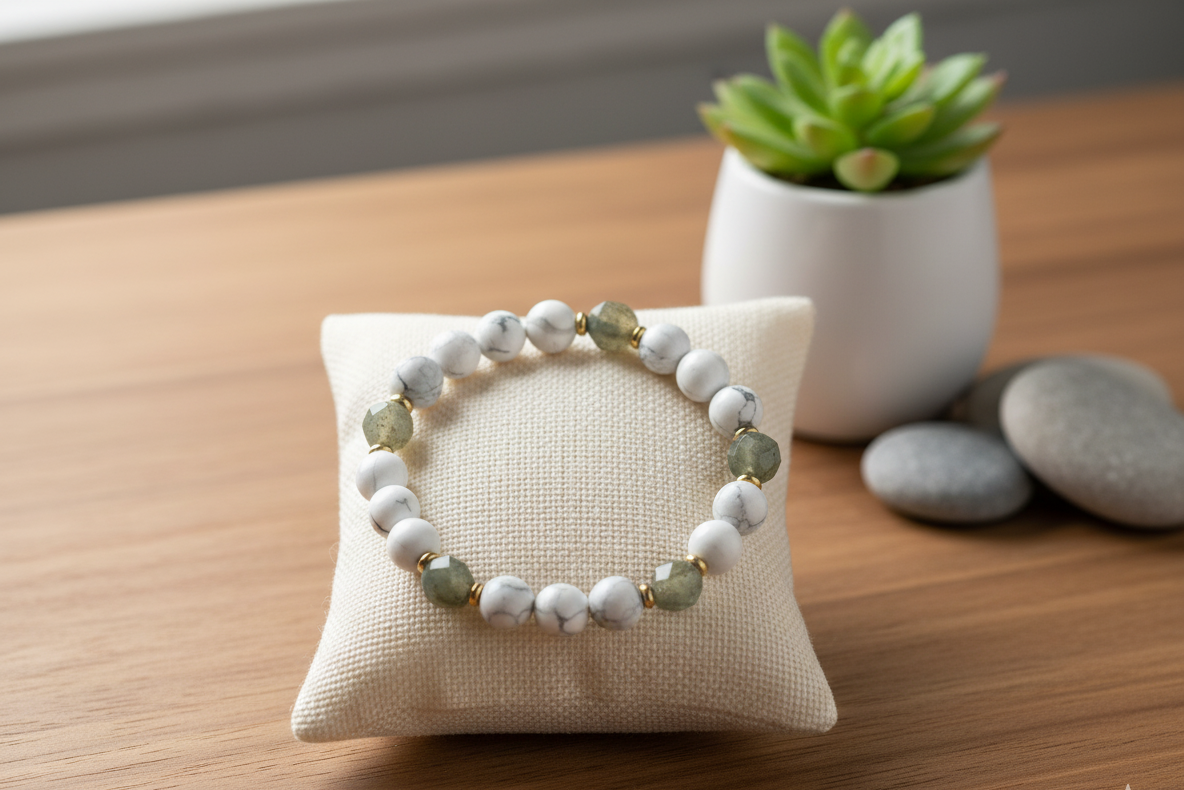 Howlite Power Bracelet