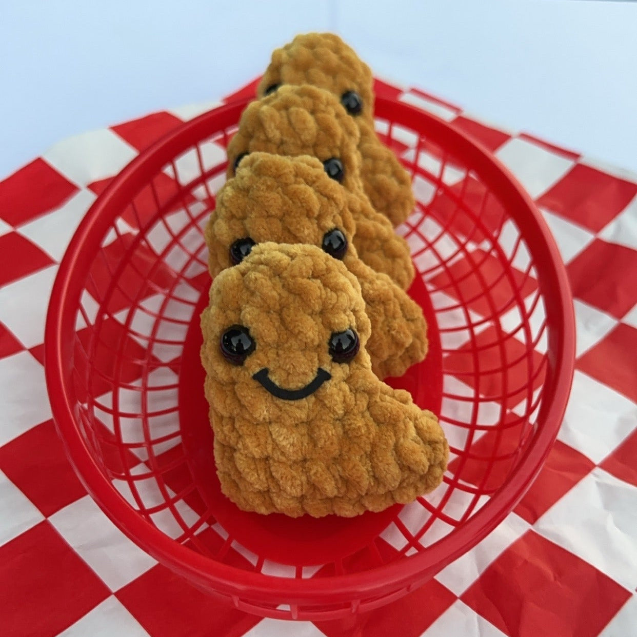 Chicken Nugget Crochet Plush