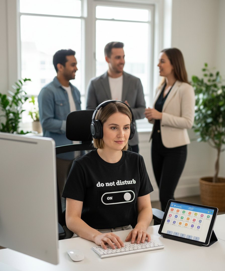 Do Not Disturb Stickie Tee