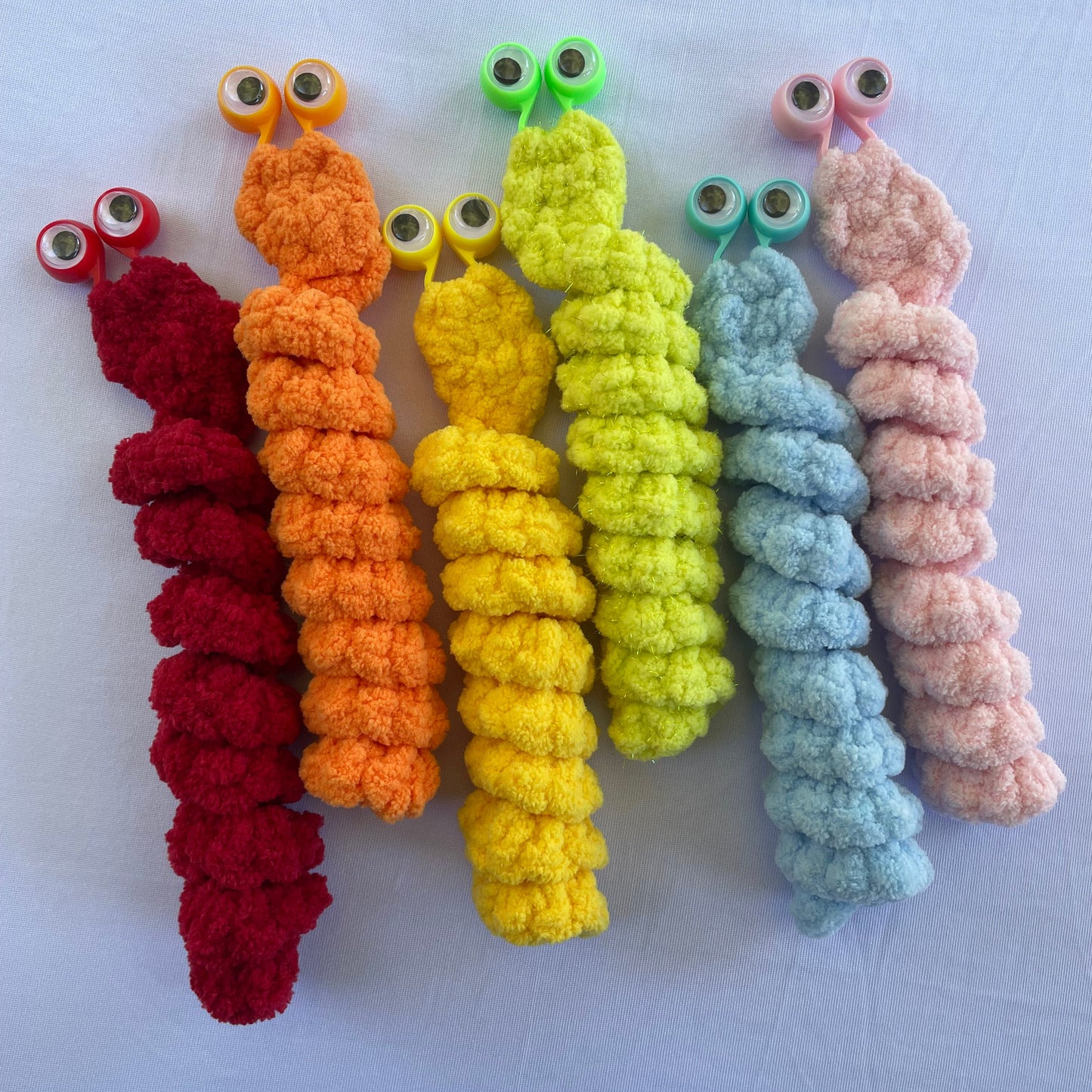 Fidget Worm Crochet Plush