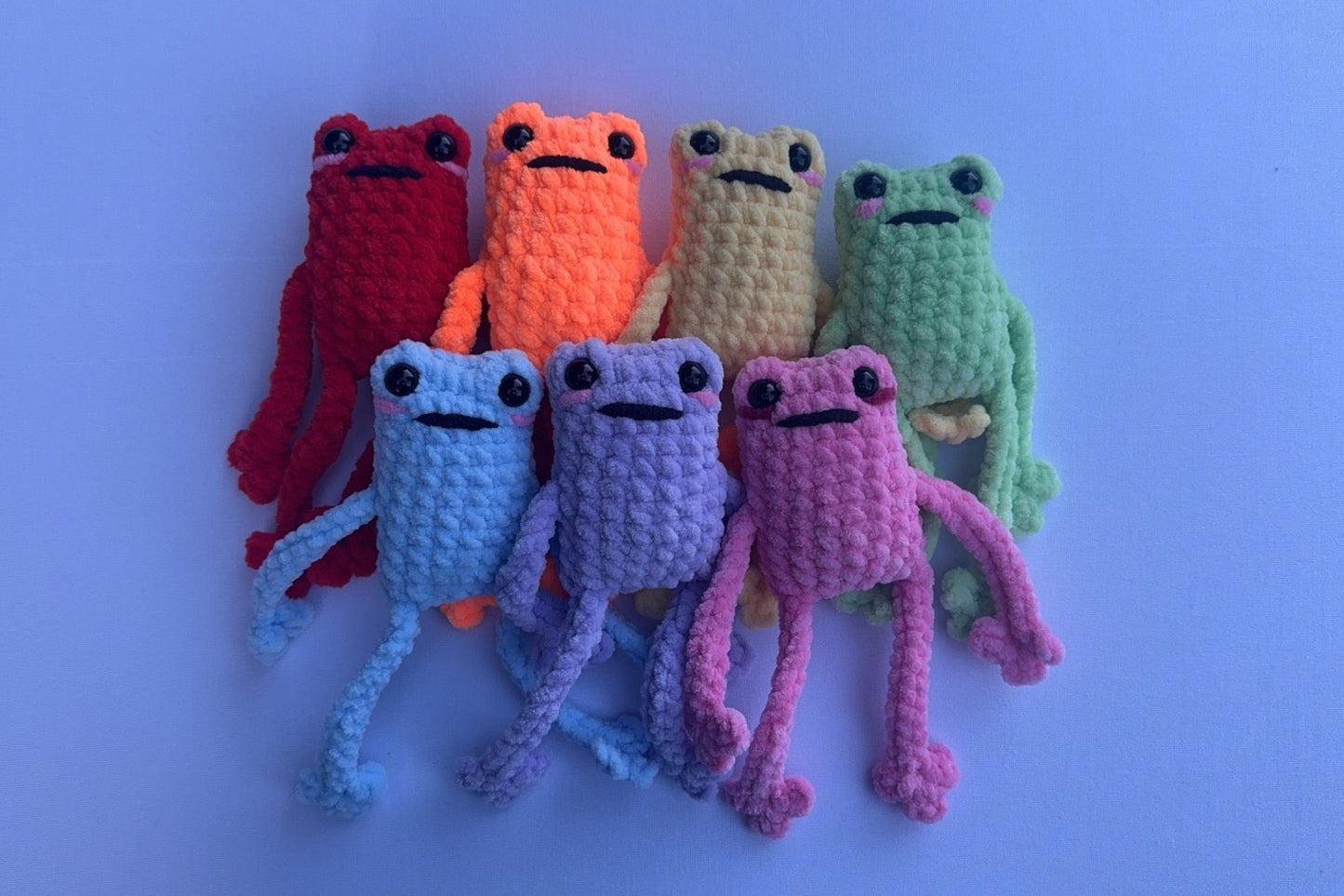 Leggy Frog Crochet Plush