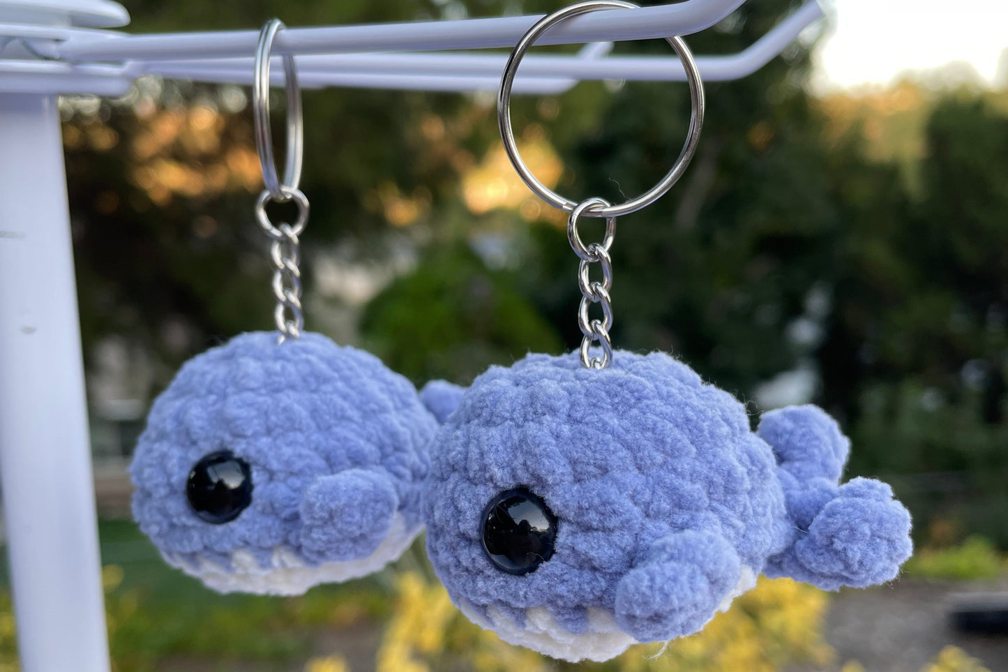 Whale Keychain Plush