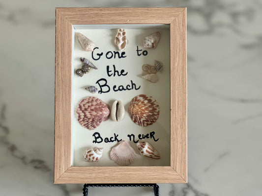 Gone to the Beach and Back Never Seashell Art 3