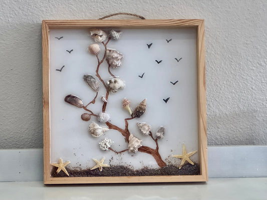 Seashell Art - Tree - Large