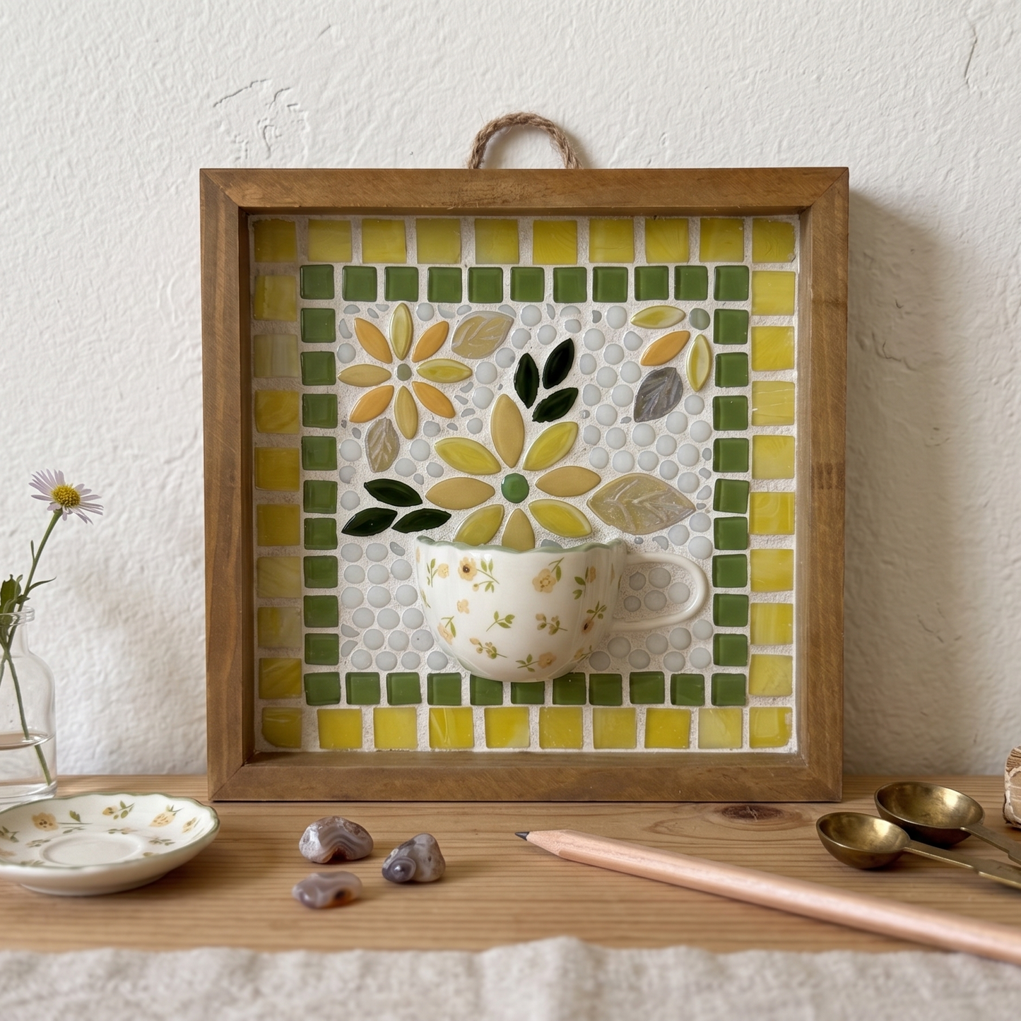 The Sunburst Teacup Mosaic