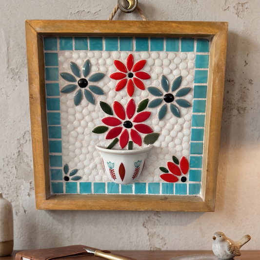 Finjan Floral Framed Mosaic