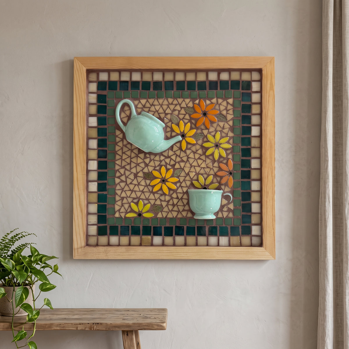 Midnight Sprout 3D Mosaic Frame