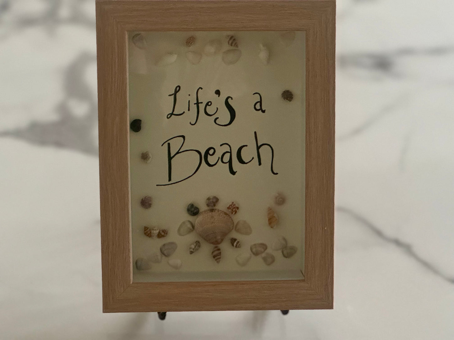 Life is a Beach Seashell Art 2