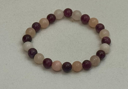 Garnet and Sunstone Bracelet