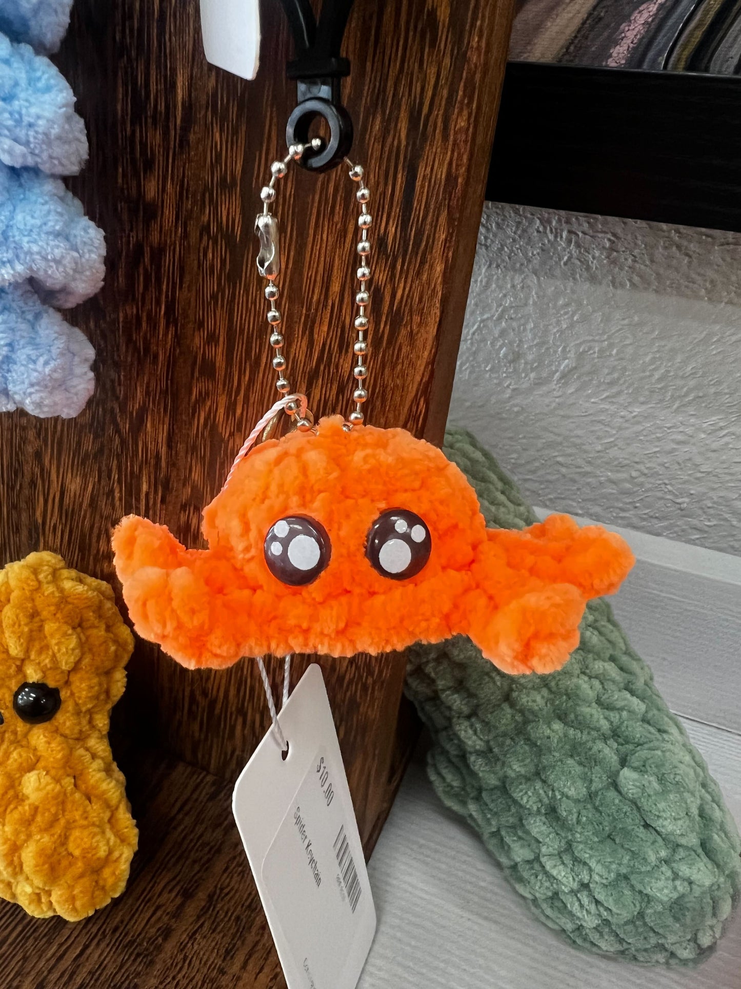 Spider Key Chain Crochet Plush – Blissful Seeds